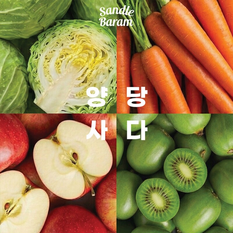 원주몰,산들바람 양당사다 CCAD음료 과일채소100% 국내산 120mL 10개입